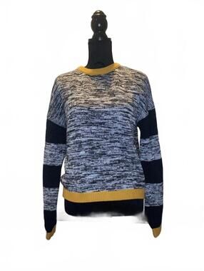 Brixton Multi-Color Gray Knit Sweater